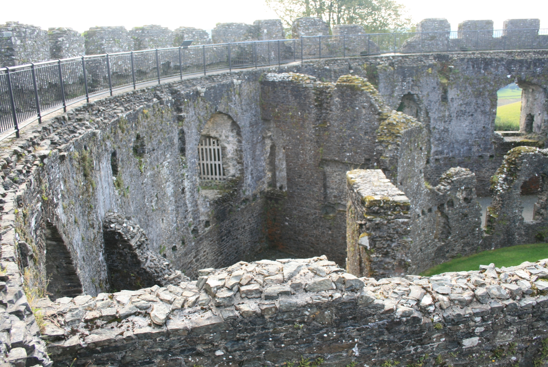 Restormel Castle Ruins, Cornwall, UK